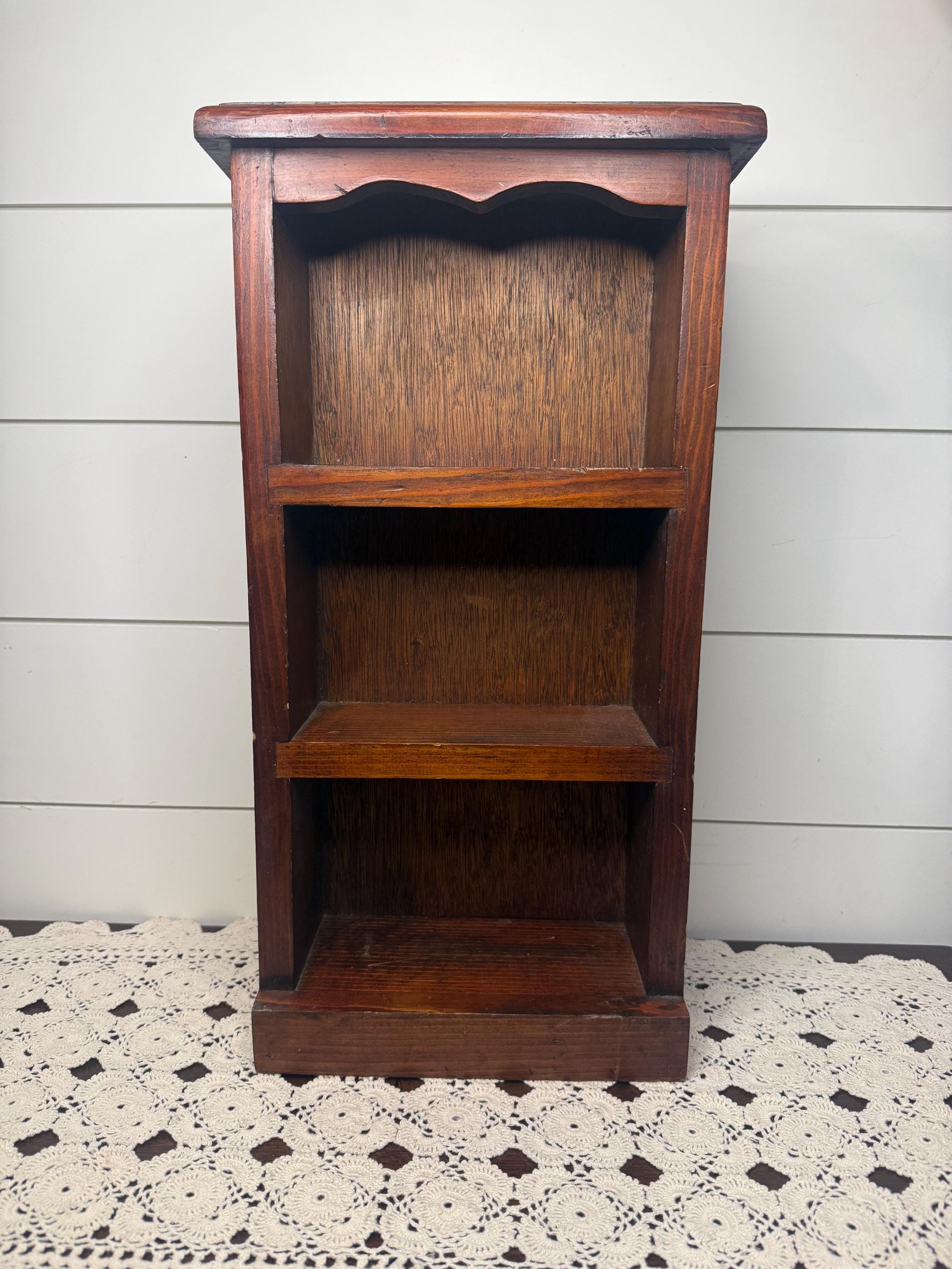 Vintage Wooden Shelf Unit - Etsy