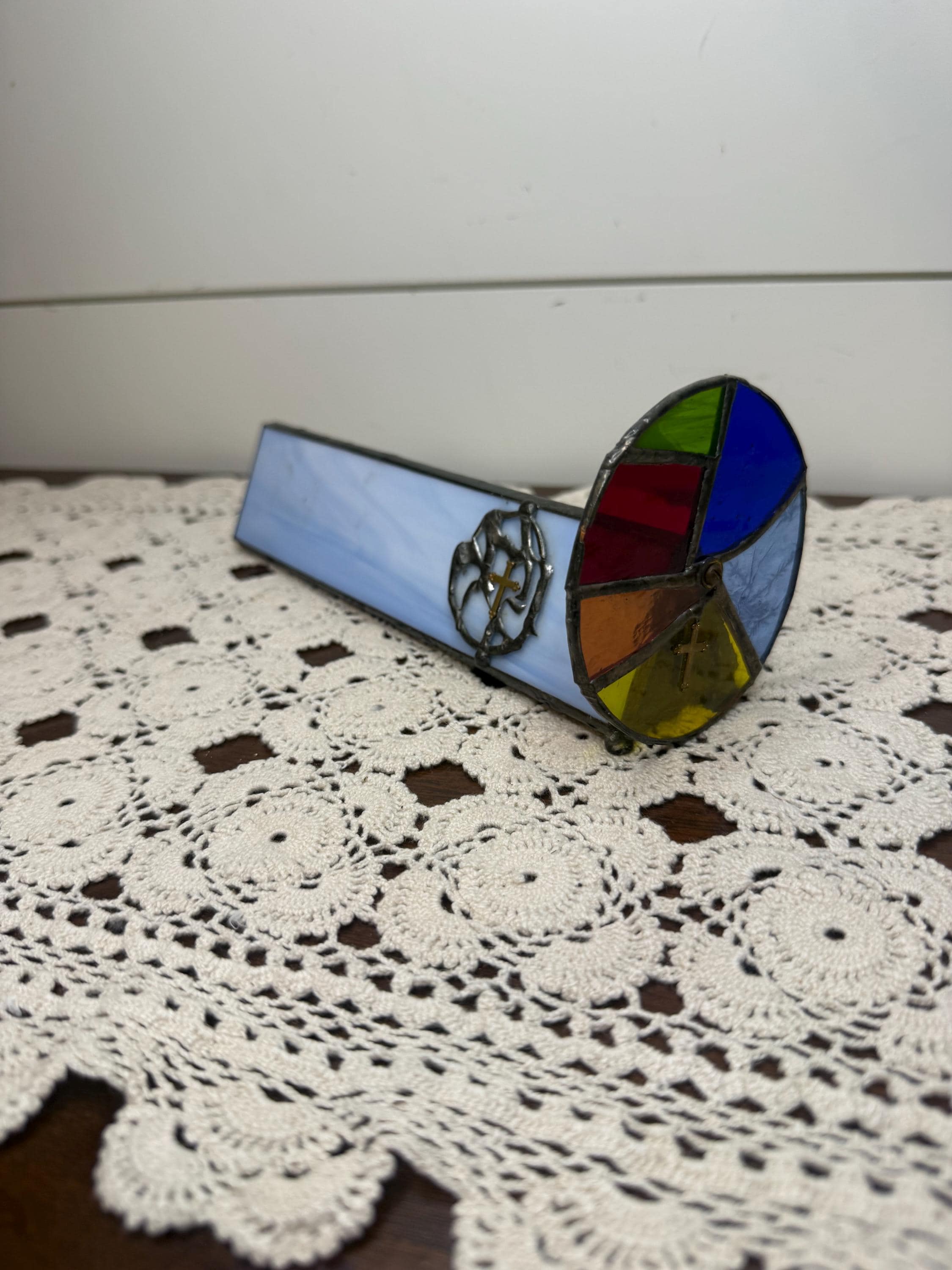 Vintage Stained Glass Kaleidoscope - Etsy