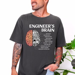 Engineers Brain Shirt Funny Engineering Gift, Engineer Humor Shirt, Engineer Tee Men Women, STEM Humor Apparel, Engineer Present,