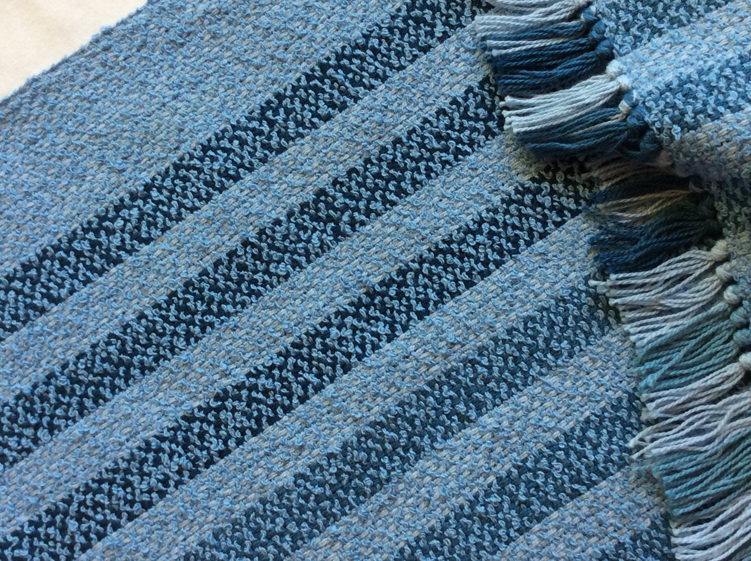 Handwoven cotton towels blue and white hand towels 100 cotton Etsy