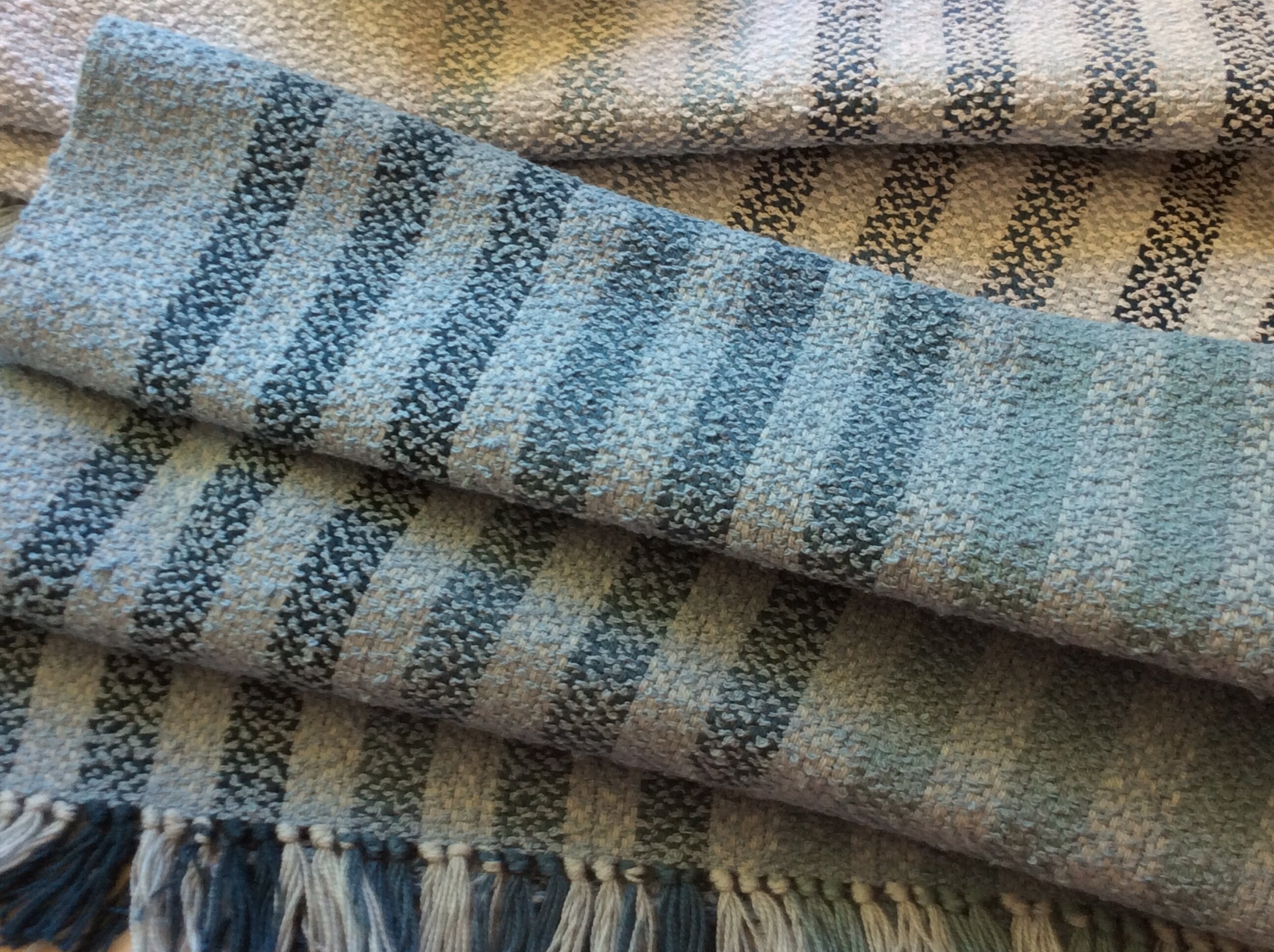 Handwoven cotton towels blue and white hand towels 100 cotton Etsy