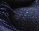 Merino Wool Shawl/extra large scarf, real indigo blue on cochineal Ecclesiastical, meditation shawl, extra long , natural dyes,artisan dyed