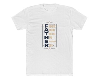 FATHER Acrostic Tee | Faithful Anchor Trusted Hero Rock