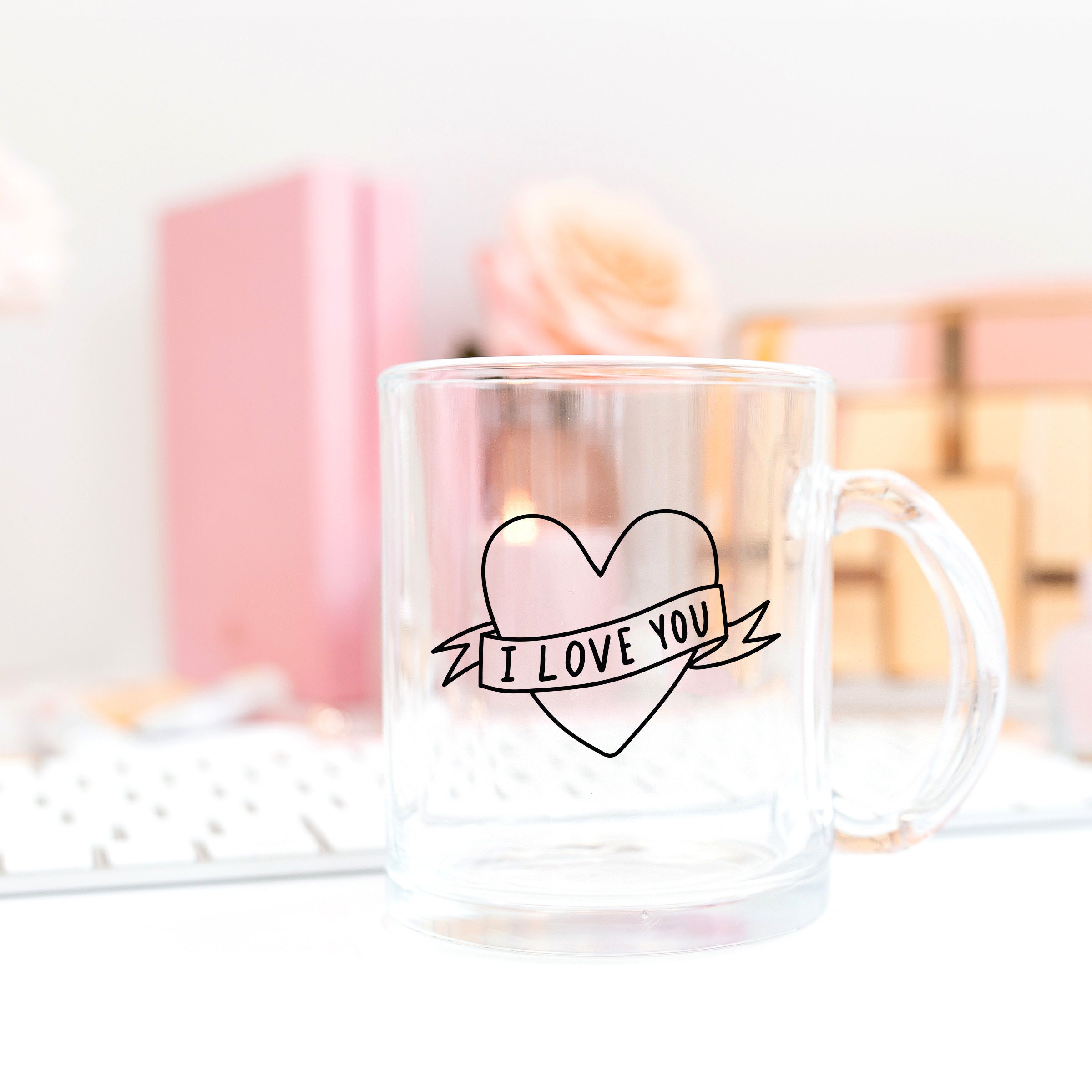 Personalized Glass Mug Custom Glass Mug Gift for Coworker Etsy