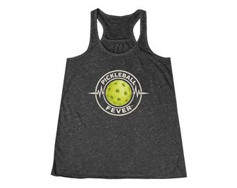 Pickleball Fever™ EKG logo / Razorback Tank