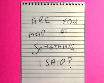 Are you mad at something I said? sticker | Widow's Bay