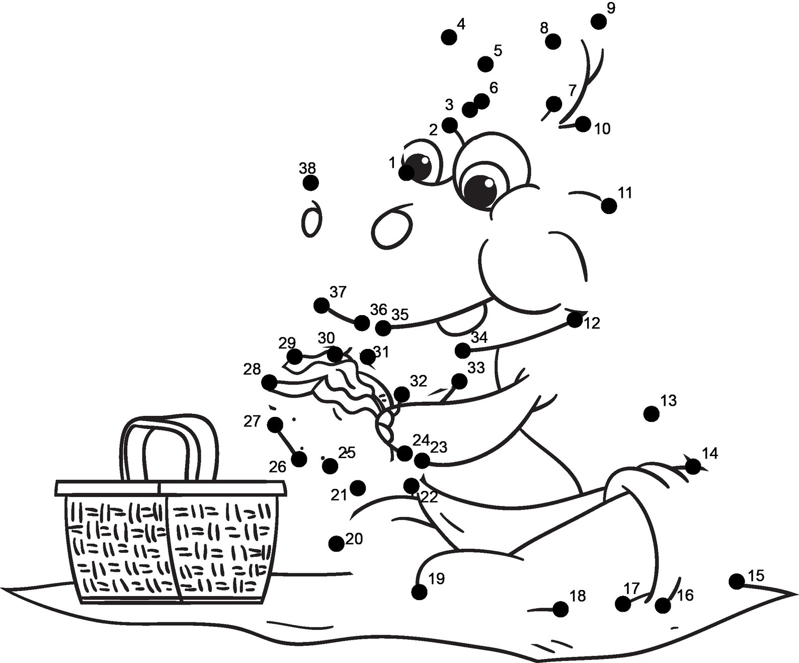 Hippos Having Fun Dot to Dot and Coloring Pages Pack 2 With - Etsy