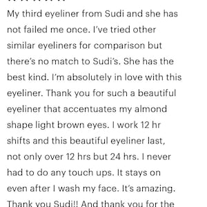 Sudi Sormeh Black Powder Eyeliner Sudi Lead Free Powder Eyeliner Sensitive Eyes Liner Waterline Eyeliner Hypoallergenic Eyeliner imagem 9