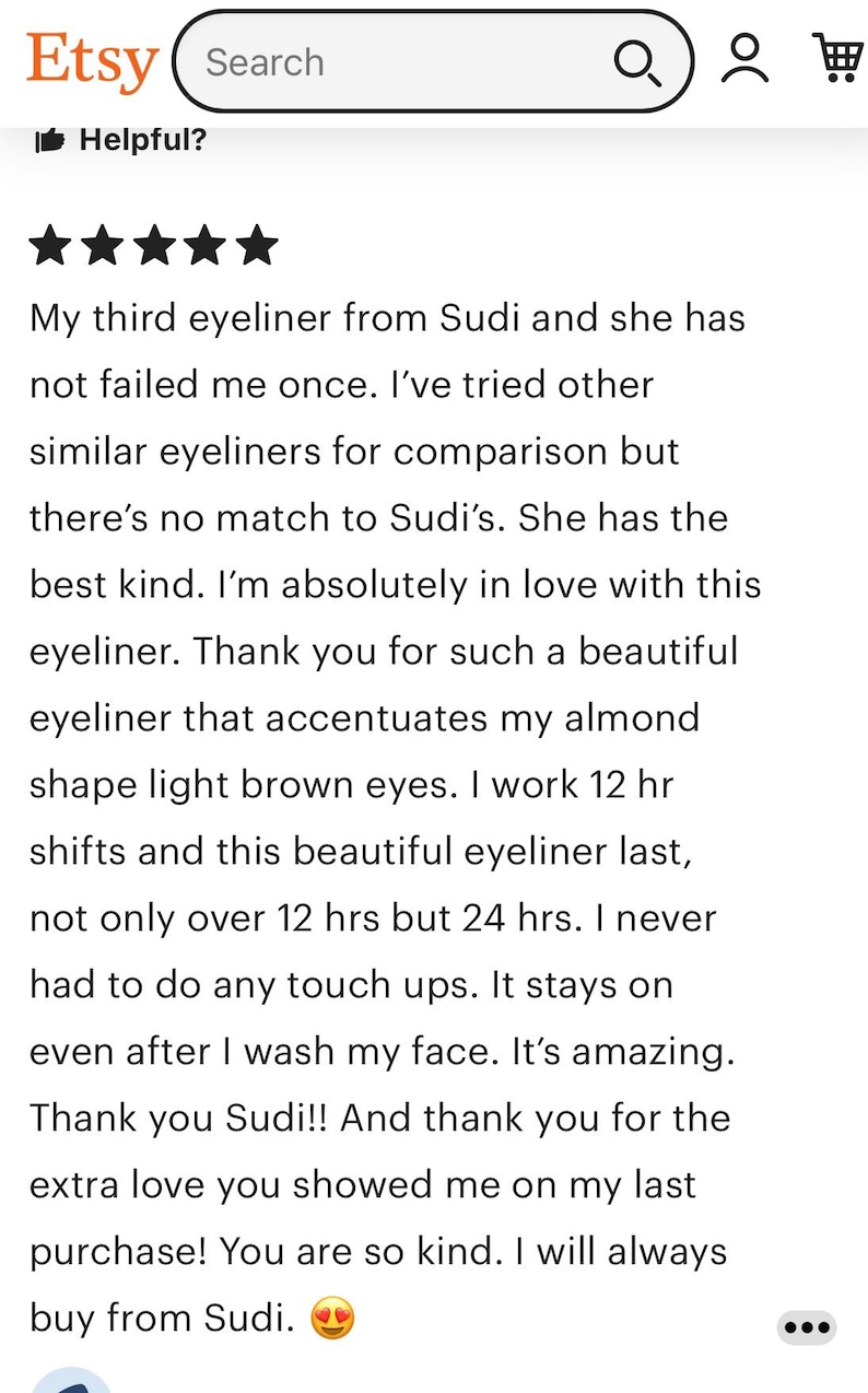 Sudi Sormeh Black Powder Eyeliner Sudi Lead Free Powder Eyeliner Sensitive Eyes Liner Waterline Eyeliner Hypoallergenic Eyeliner image 9