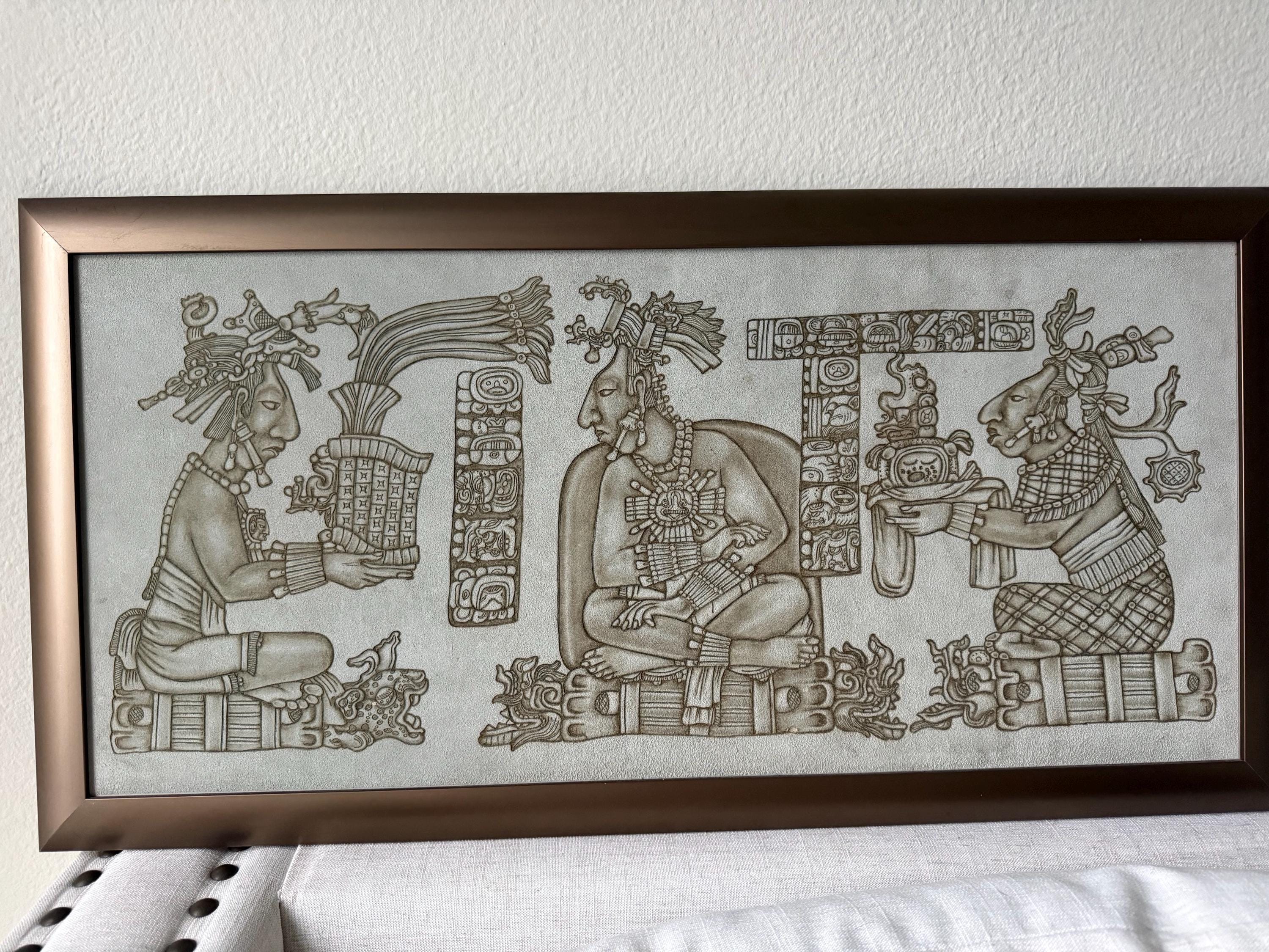メキシカン アステカ戦士 ウォールプレート 壁掛け　アンティーク雑貨 Zarebski mexico - Etsy 日本