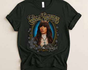 T-shirt Ella Langley, T-shirt de la tournée Dandelion, Produit dérivé pour fans de musique country, Cadeau pour adepte du style country