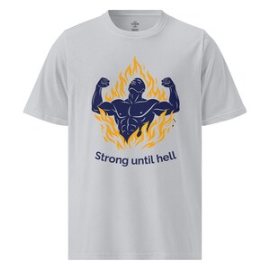 Under Armour Strong Until Hell – Fire Strength Performance Tee