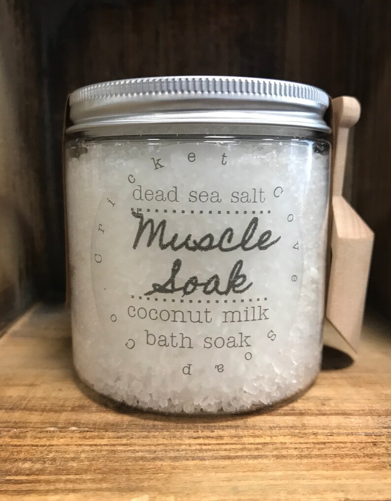 Coconut Milk Bath Salts Muscle Soak Natural Bath Salts Etsy