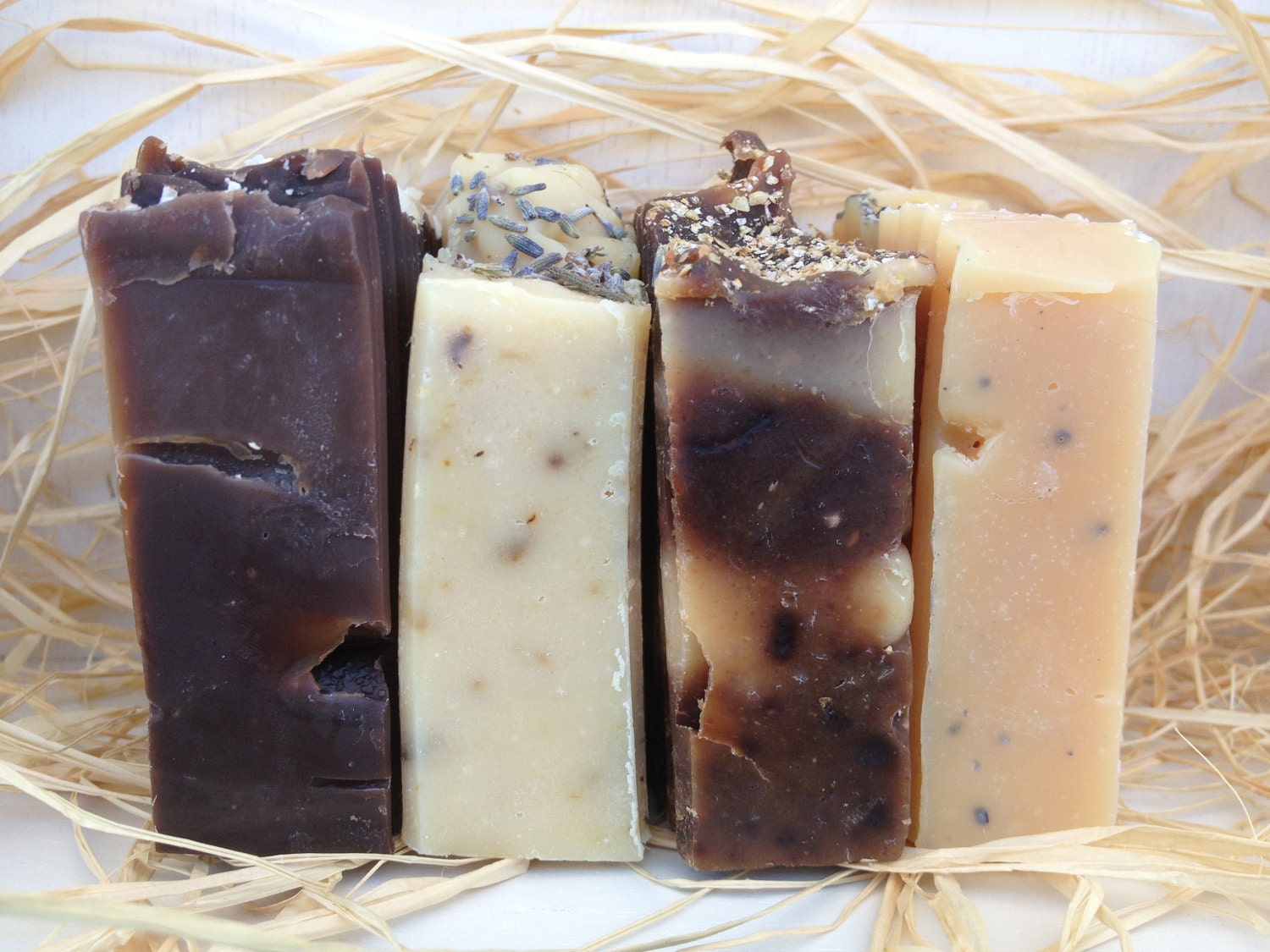 Set of Four Handmade Soap Gift Idea Gift for Him for Her Etsy