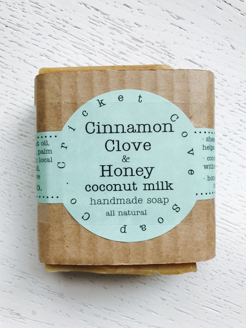Cinnamon Clove and Honey Organic Coconut Milk Handmade Soap Etsy
