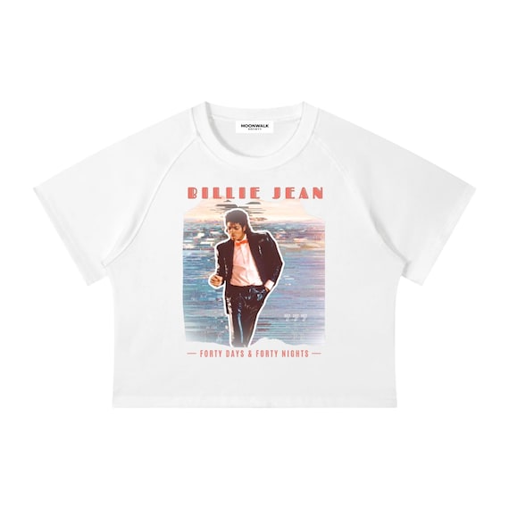 Michael Jackson Billie Jean Vintage Crop Tee - Etsy