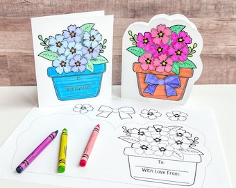 Printable Thank You Appreciation Get Well Coloring Card INSTANT DOWNLOAD Classroom Activity Keepsake Gift