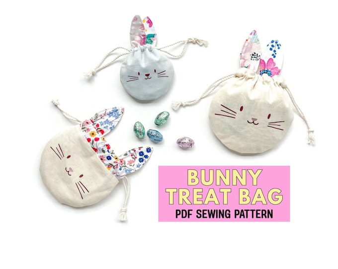 PDF Drawstring Gift Bag Pattern for Easter - Etsy Canada