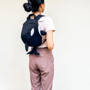 Whale Orca Backpack PDF Sewing Pattern. Whale crossbody Bag Sewing Pattern. Instant Download