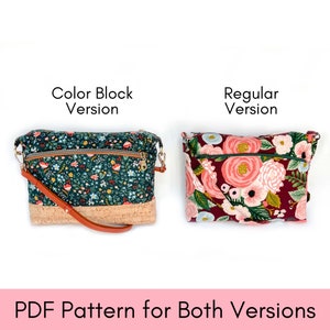 Rectangular Crossbody Bag PDF Sewing Pattern Instant Download image 5