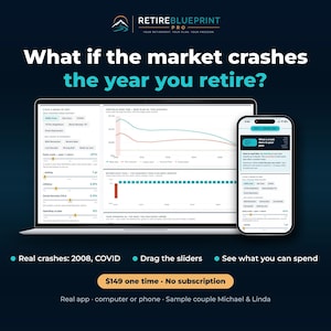 Retirement Planner Spreadsheet & Web App | Monte Carlo, Roth Conversion, Social Security Calculator (Digital Download)