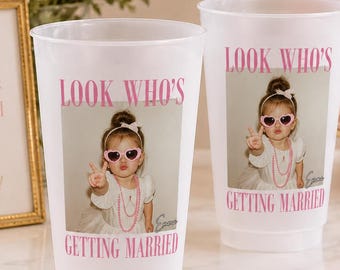 Personalized Birthday Stadium Cup, Custom Photo Party Cup, Look Who's 30 Reusable Cup, Birthday Party Favor, Personalized Birthday Gift
