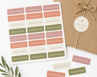 Etiquetas personalizadas impermeables con nombre, pegatinas personalizadas para útiles escolares, etiquetas para guarderías, pegatinas con nombre para loncheras y botellas de agua.