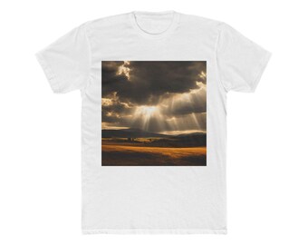 Lámina decorativa para pared / Lámina cristiana "Luz del Cielo"