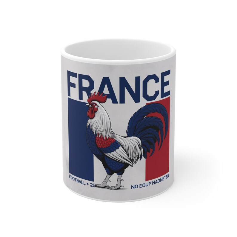 Frankreich Hahn Fußball 2026 Tasse Bild 1