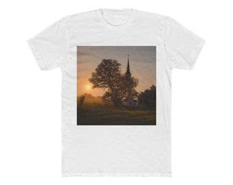 Wall Art Print | Country Church at Dawn Print