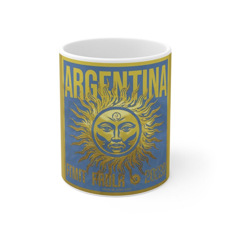 Argentinien Sonne Fußball 2026 Tasse Bild 1