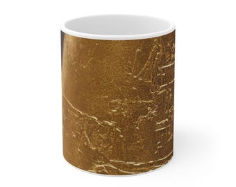 Taza de café con estampado de la Campana de la Libertad