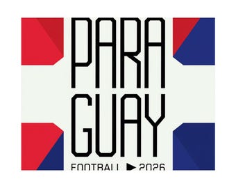 Paraguay Football 2026 Print