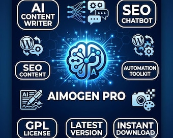 Aimogen Pro GPL WordPress AI Plugin | Content Writer, Chatbot, Automatik (Instant Download)