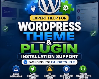 Unterstützung bei der Installation von WordPress Themes | Fix Einrichtungs- und Fehlerprobleme | Schneller Hilfedienst für die Website