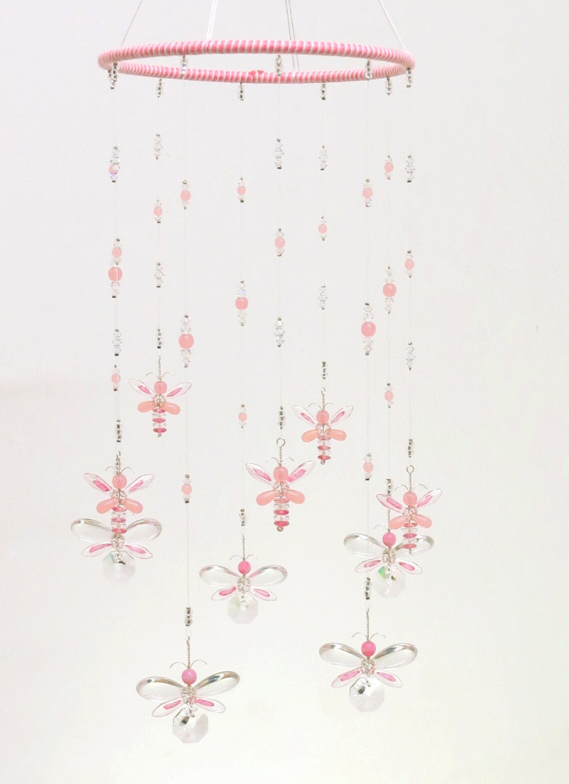 Nursery Idea Decor Baby Mobile Swarovski Crystal Suncatcher Etsy