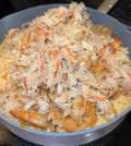 Loaded seafood linguine pasta recipe