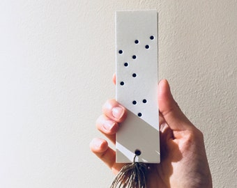 Polka dots letterpress gift tags / tags / gift wrapping / black / Christmas / Holidays / minimal / elegant