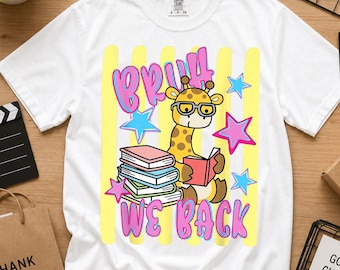 Comfort Colors® Funny Teacher Shirt, Comfort Colors animals Tee, Bruh We Back School Shirt