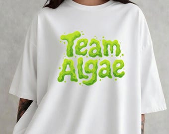 Camiseta Comfort Colors Team Algae, Camiseta de protesta Reflecting Pool, Bandera Azul Prometida, Camiseta política divertida