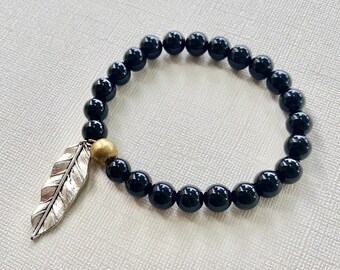 Bracelet Vintage Style Oriental - Métal Argenté Avec Fausse Turquoise En Verre Bleu - Occasion En Bon état