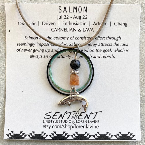 Salmon necklace shop