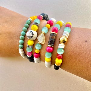 Padres City Connect Beaded Bracelet: Baseball Game Day Style