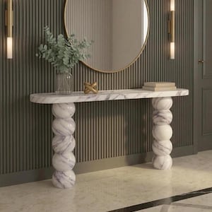 Custom Marble Console Table | Slim or Thick Modern Entryway Bench | Low Stone Hallway Table
