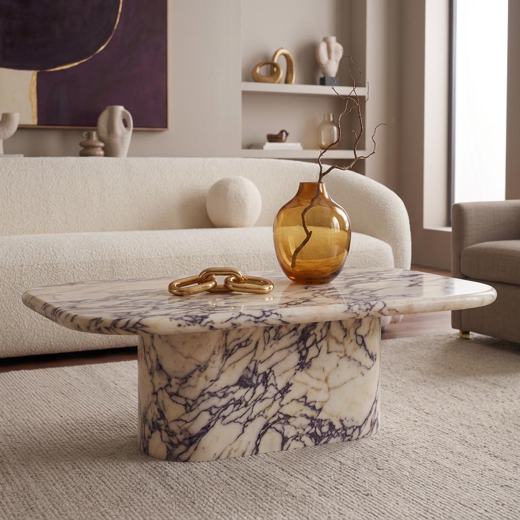 Low Travertine Coffee Table - Etsy