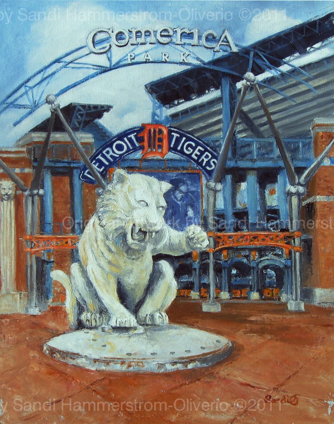 Detroit Tigers Store at Comerica Park, Opening Day 2011