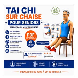 Stoel Tai Chi in het Frans - PDF Buikvet verliezen na je 50e (door Jo Deluk)