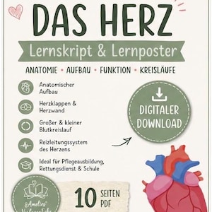 Serce (PDF) | Anatomia serca | Układ krążenia | Układ przewodzenia elektrycznego | Szkolenie pielęgniarskie | Notatki do nauki | Przygotowanie do egzaminu | Lekarstwo (PDF)