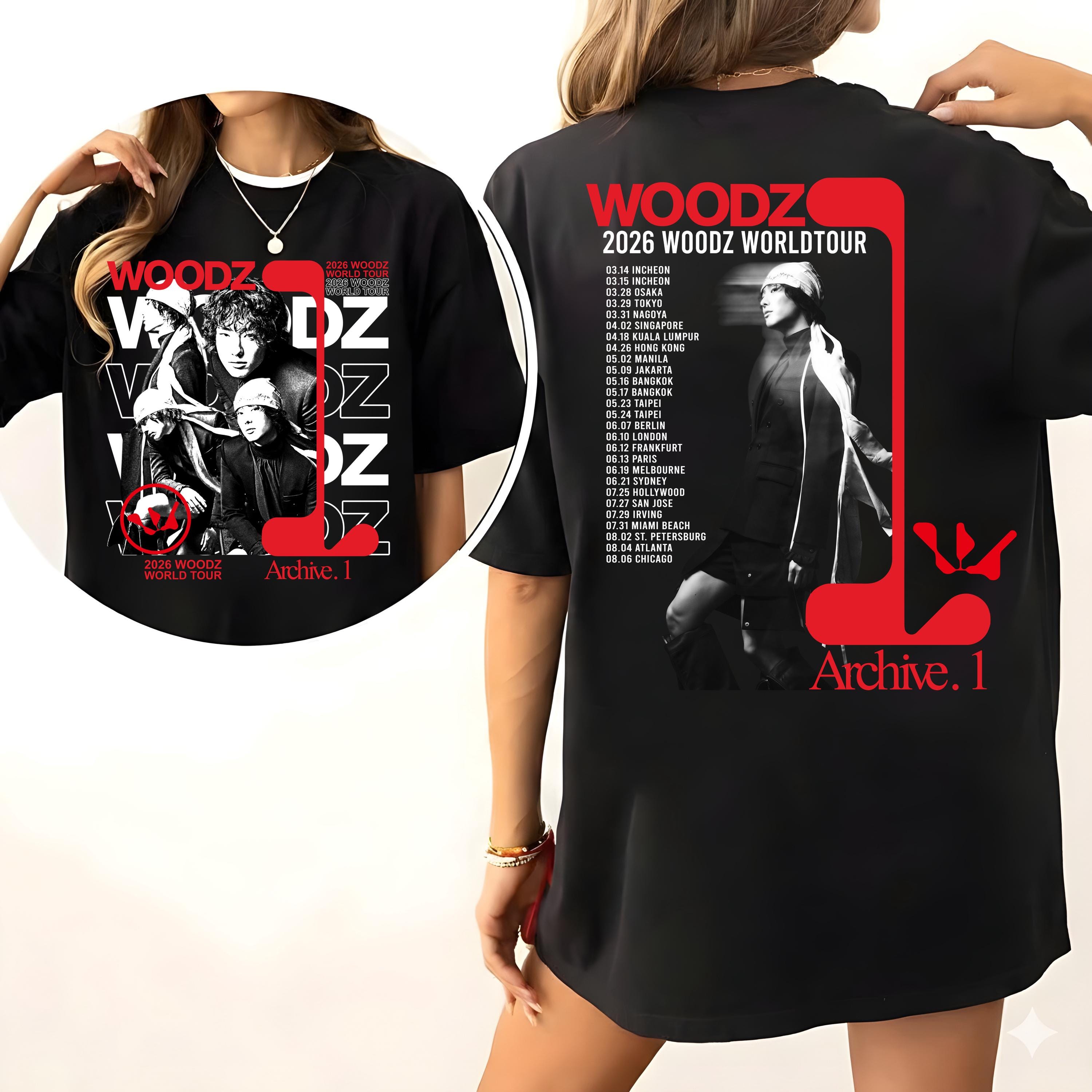 Woodz World Tour Shirt - Etsy