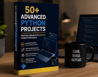 Advanced Python Projects Workbook | OOP, Async, APIs, Coding Skills (PDF Download)